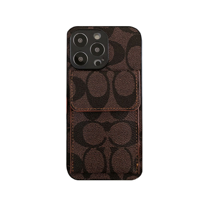 Coach Case iPhone με Wallet Black-HP240513