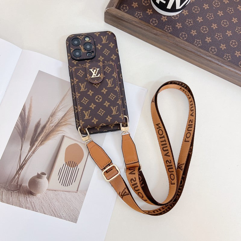 Lou Card Bag Crossbody színes láncos iPhone tok