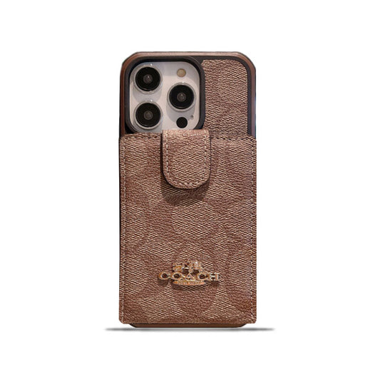 Θήκη Coach iPhone με πορτοφόλι -LBK241416