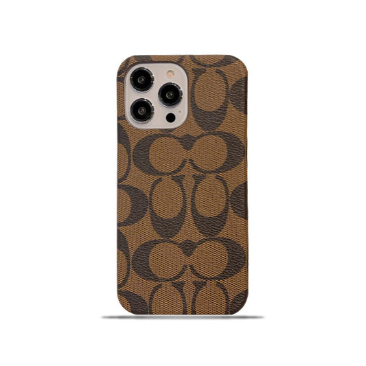 Καφέ θήκη iPhone Classic Coach -JDK241426