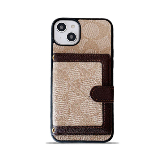 Чехол Coach для iPhone с бумажником и ремешком через плечо, белый -XK240402
