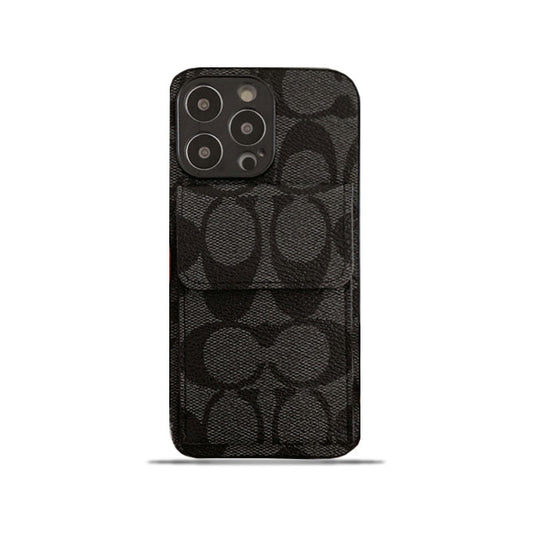 Coach iPhone Case with Wallet Black-HP240513