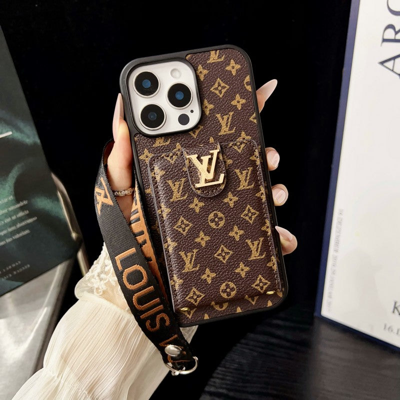 Lou Classic Color Crossbody iPhone Case