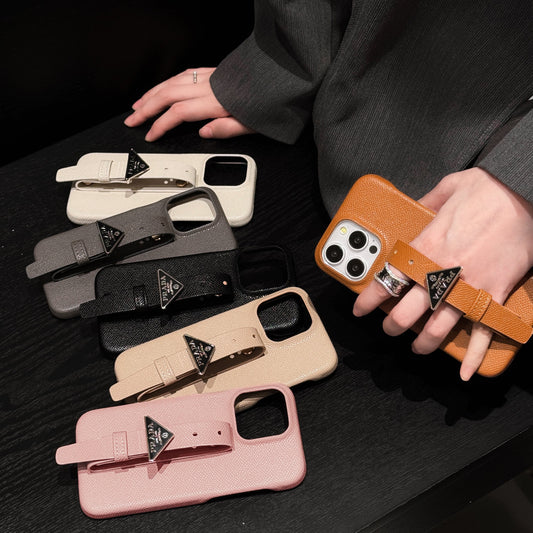 Θήκη για iPhone με δερμάτινη λαβή Pra