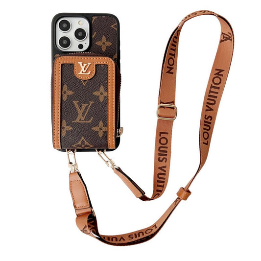 Lou GG Card Holder Chain iPhone-fodral