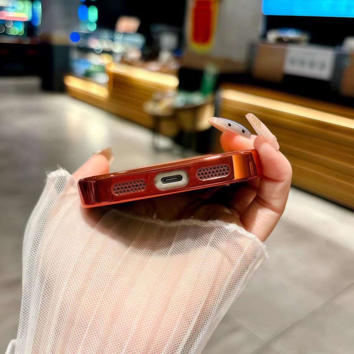 Nytt klassiskt lyxigt telefonfodral 020