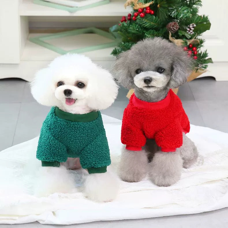 Super cute Christmas pet clothing set