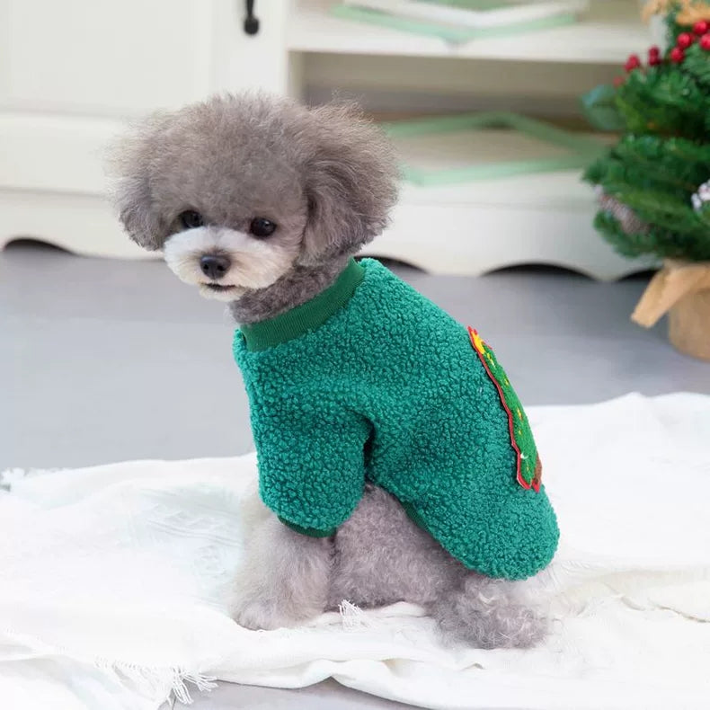 Super cute Christmas pet clothing set