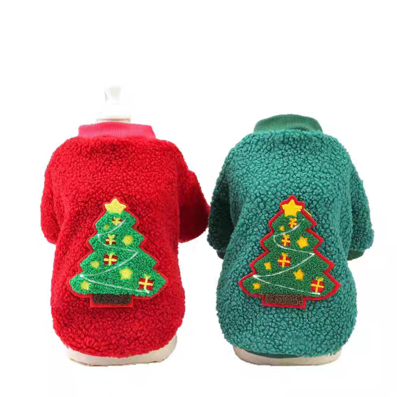 Super cute Christmas pet clothing set