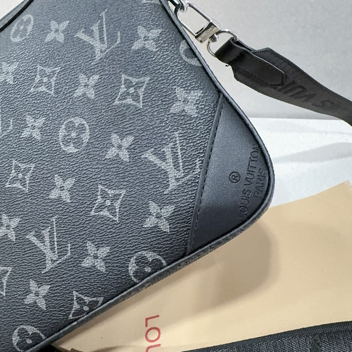 （Buy 3, pay for 2）Classic Monogram Trio Messenger Bag - A Fashion Must-Have