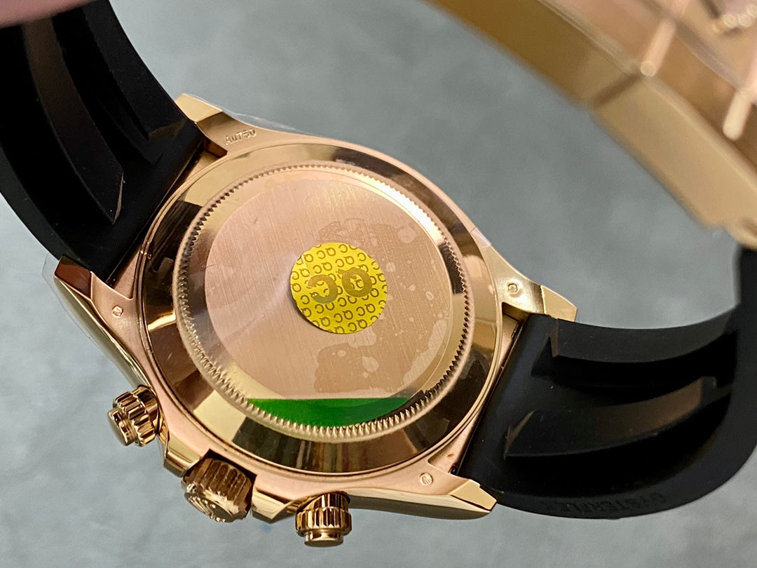 Luxus-Chronograph-Sportuhr mit Kautschukarmband