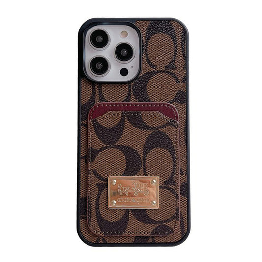 Kožené pouzdro na iPhone Coa Card Bag
