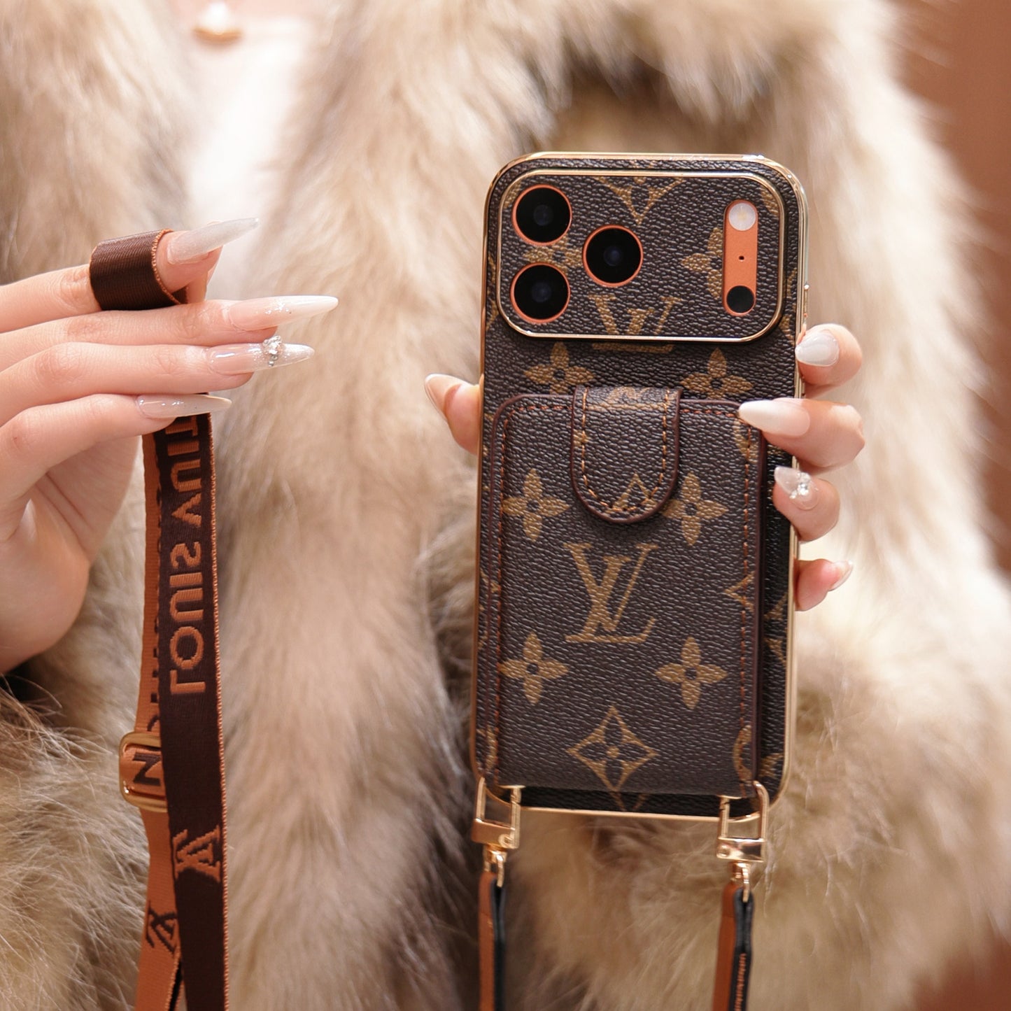 New Classic Luxury Card Holder Phone Case  05