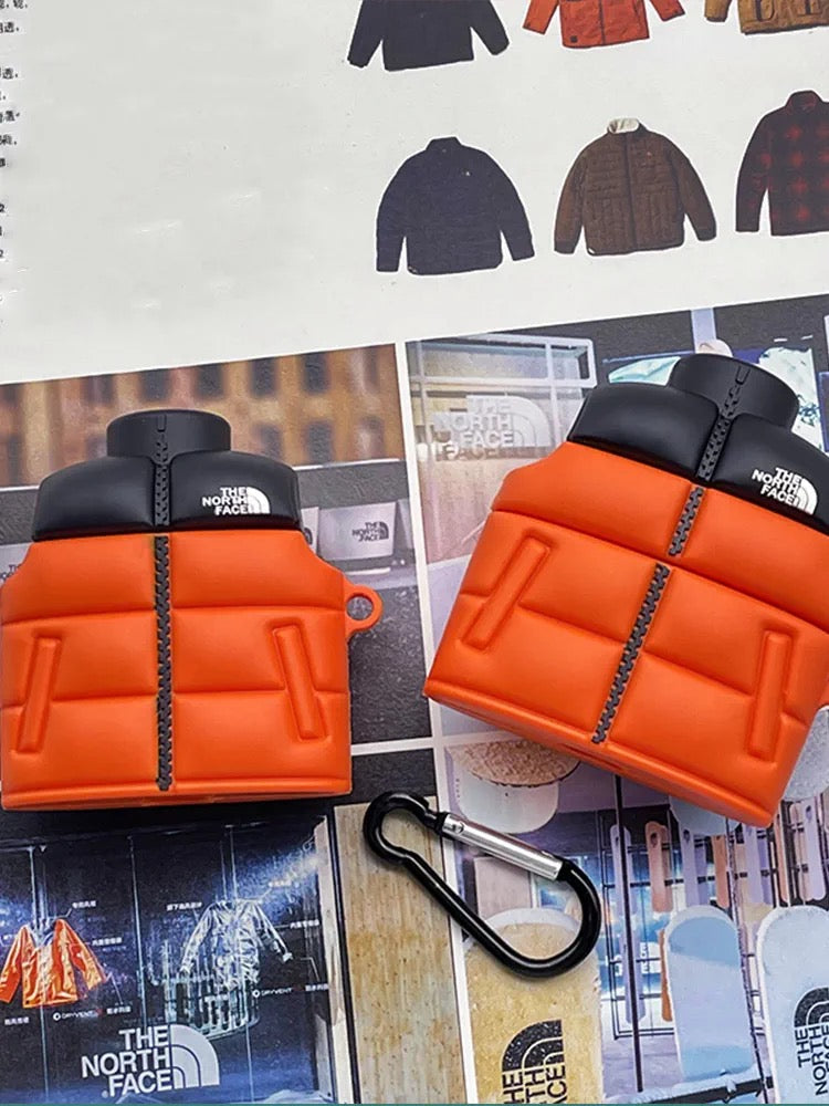 Husă pentru Airpods tip jachetă TNF