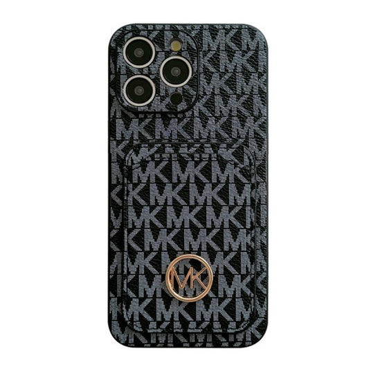 MK Card Bag Gold Logo Pouzdro na iPhone