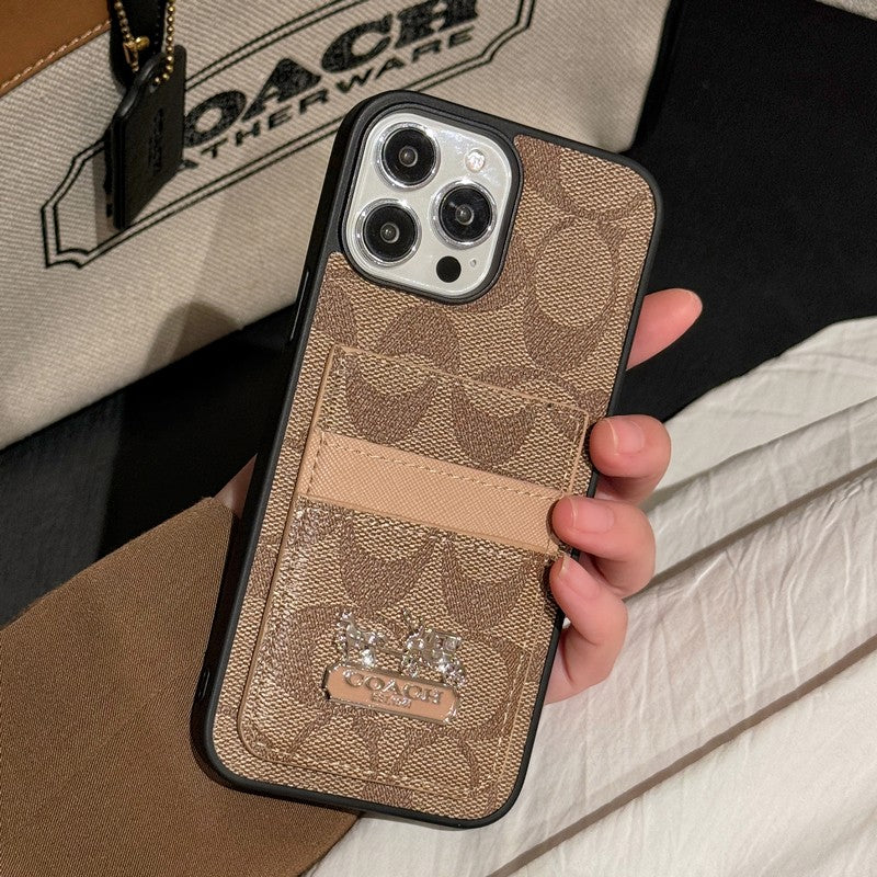 Coa Card Bag Leather iPhone Case
