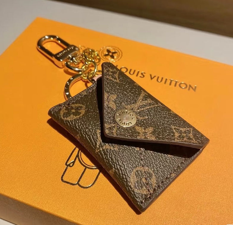Keychain phone bag crafted by a celebrity designer