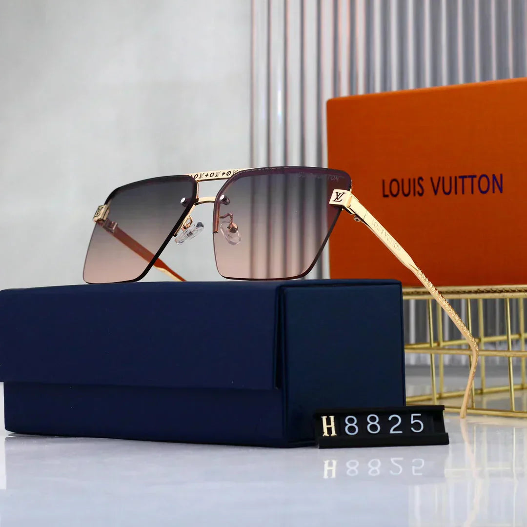HD Metal Monogram Sunglasses H8825