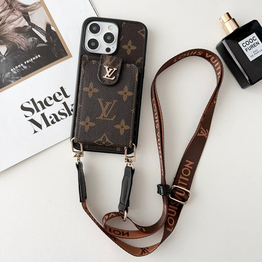 Lou Classic Crossbody Card Bag iPhone-fodral