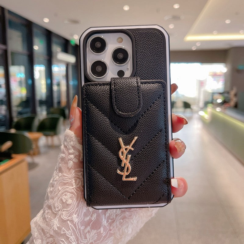 Цветной кожаный чехол Saint Card Bag для iPhone