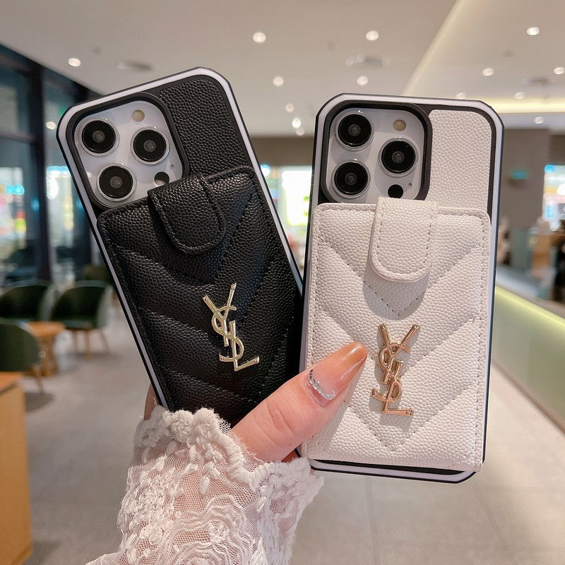 Цветной кожаный чехол Saint Card Bag для iPhone