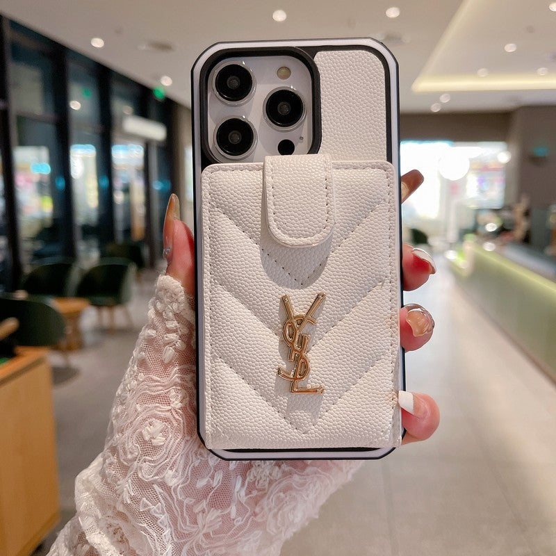 Цветной кожаный чехол Saint Card Bag для iPhone