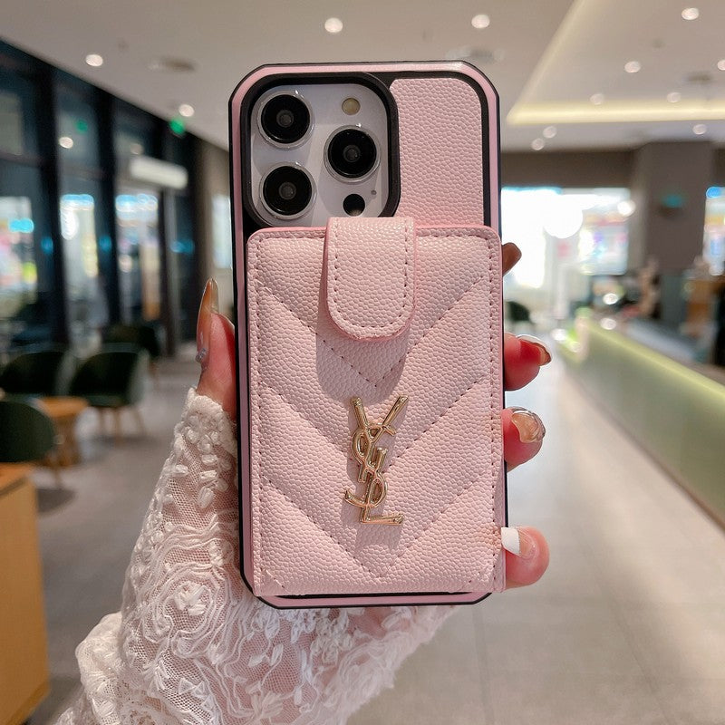 Цветной кожаный чехол Saint Card Bag для iPhone