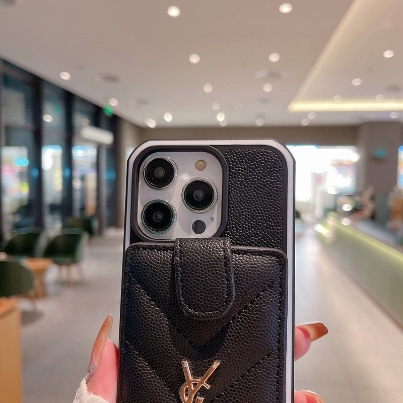 Цветной кожаный чехол Saint Card Bag для iPhone