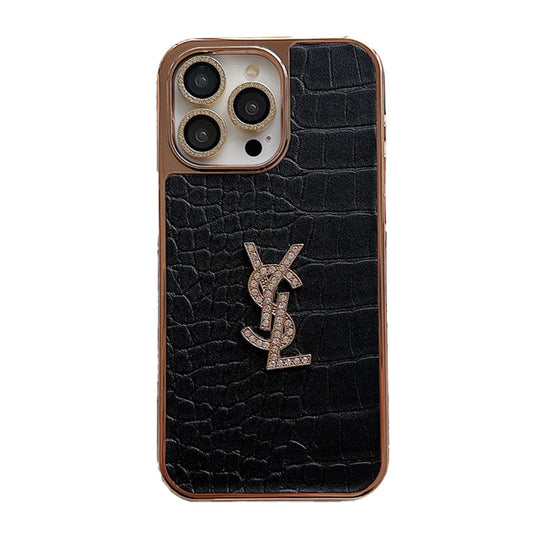 Saint Color Leather Rose Gold iPhone-fodral