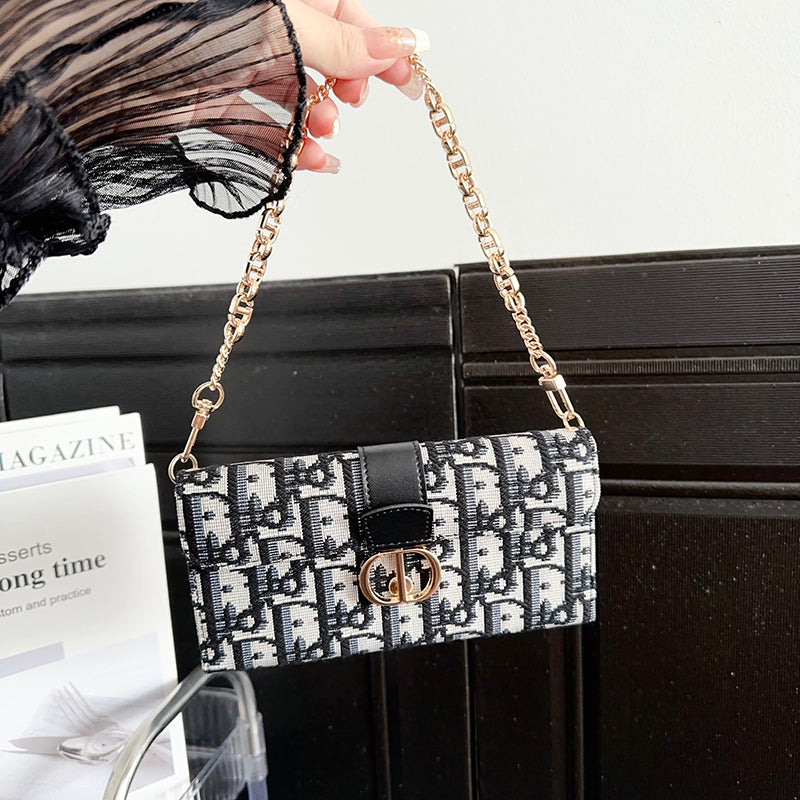 Capa para iPhone com corrente para lenços de bolsa de CD
