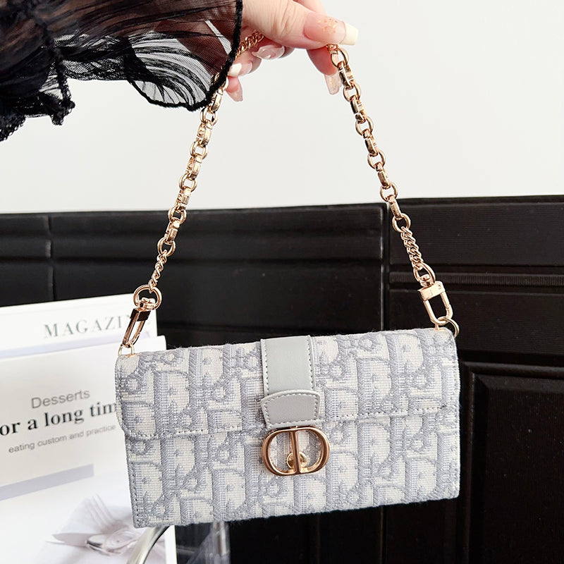 Capa para iPhone com corrente para lenços de bolsa de CD