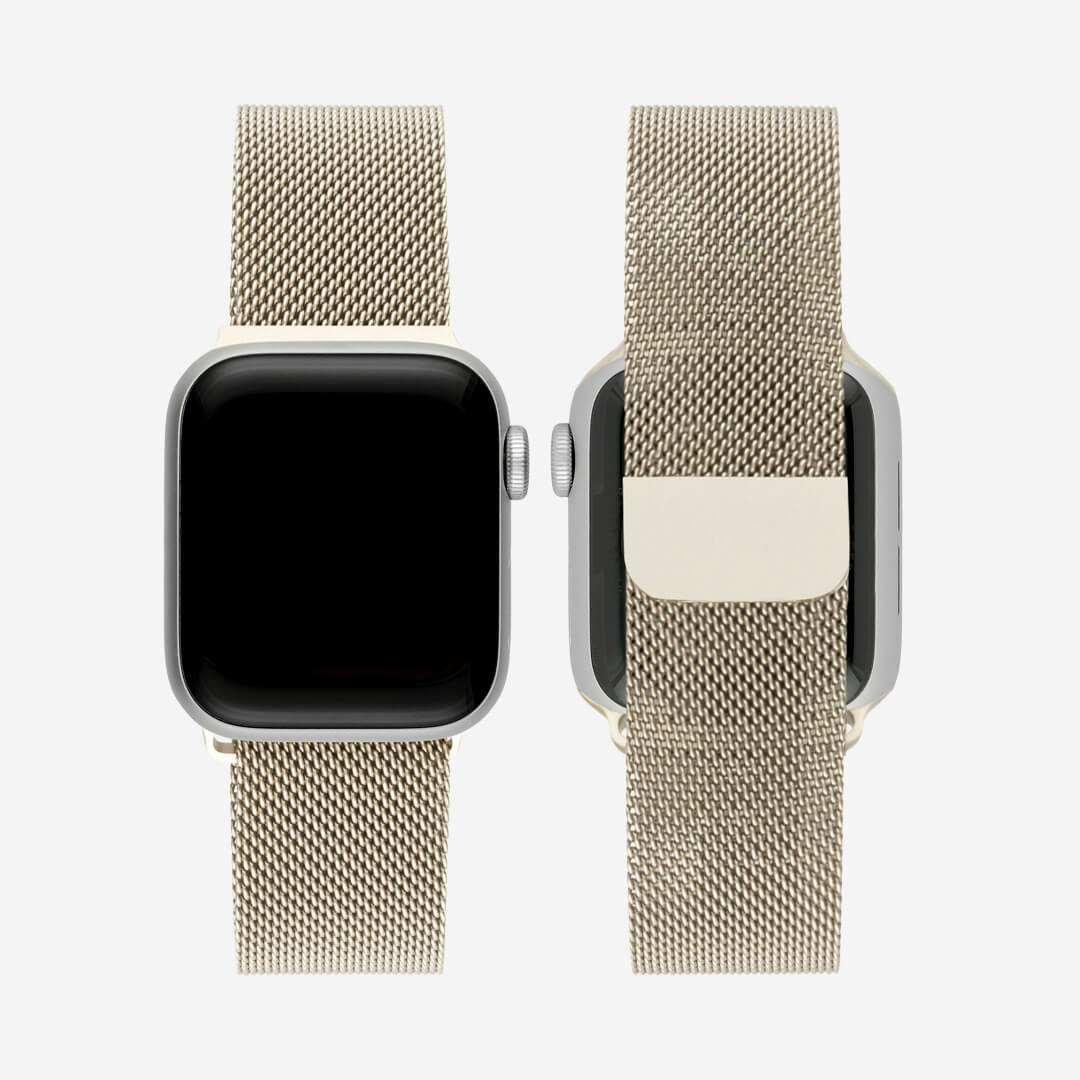Pásek na Apple Watch Milanese Loop - Starlight