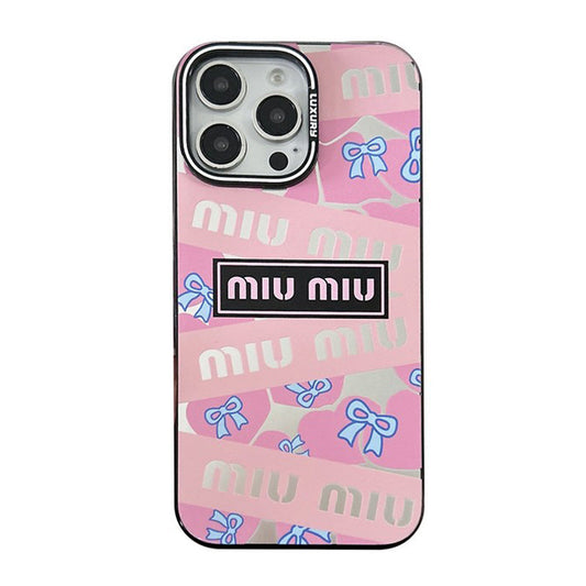 Miu Pink & Zielone etui na iPhone'a