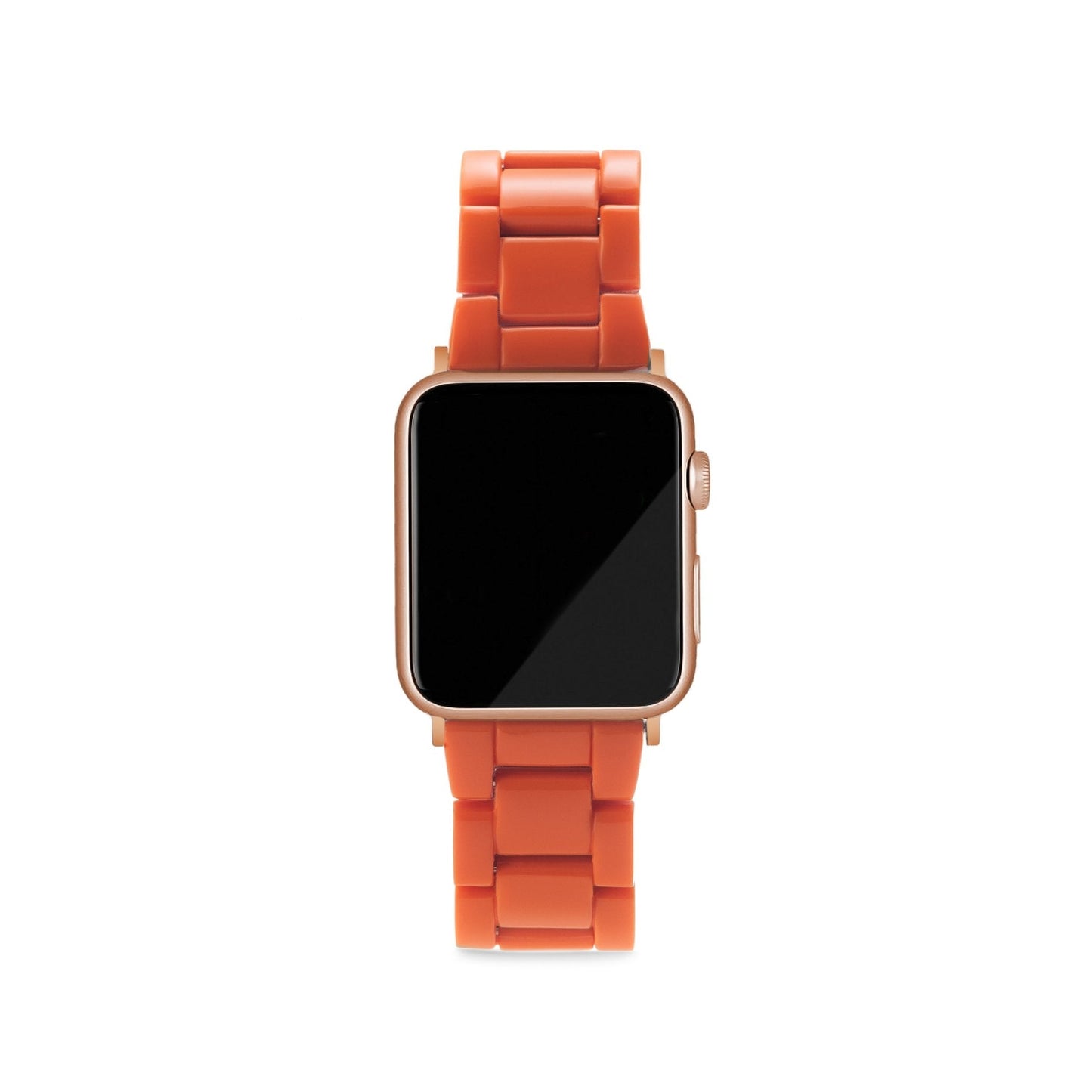 Řemínek Apple Watch v zářivě oranžové barvě