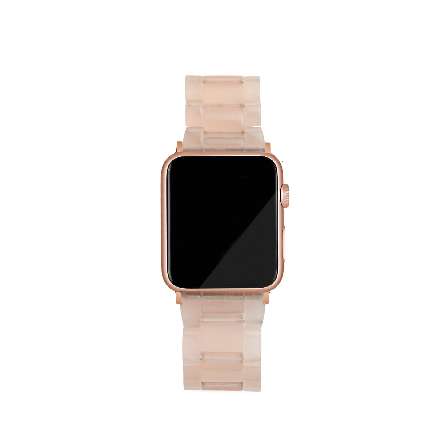 Řemínek Apple Watch ve světle růžové barvě