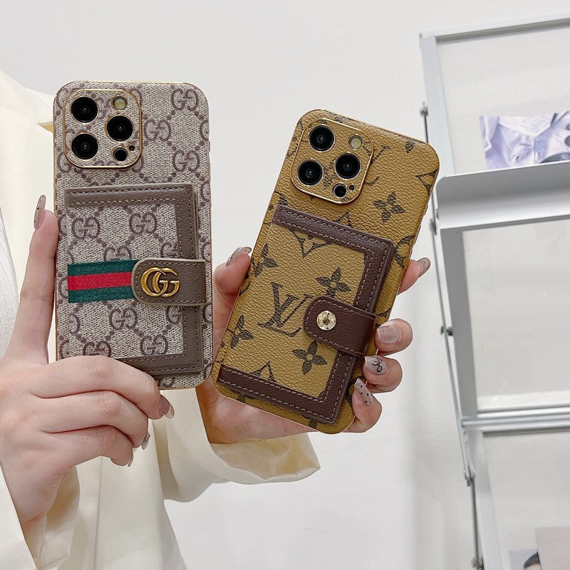 Чехол Lou Classic Color Card Bag для iPhone