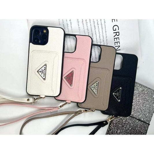 Funda y vinilo para iPhone Tarjetero Pra de cuatro colores