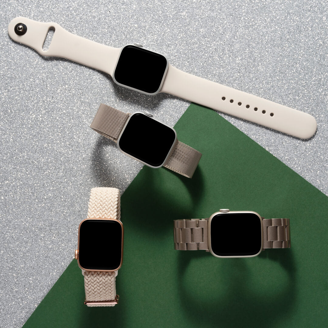 Pásek na Apple Watch Milanese Loop - Starlight