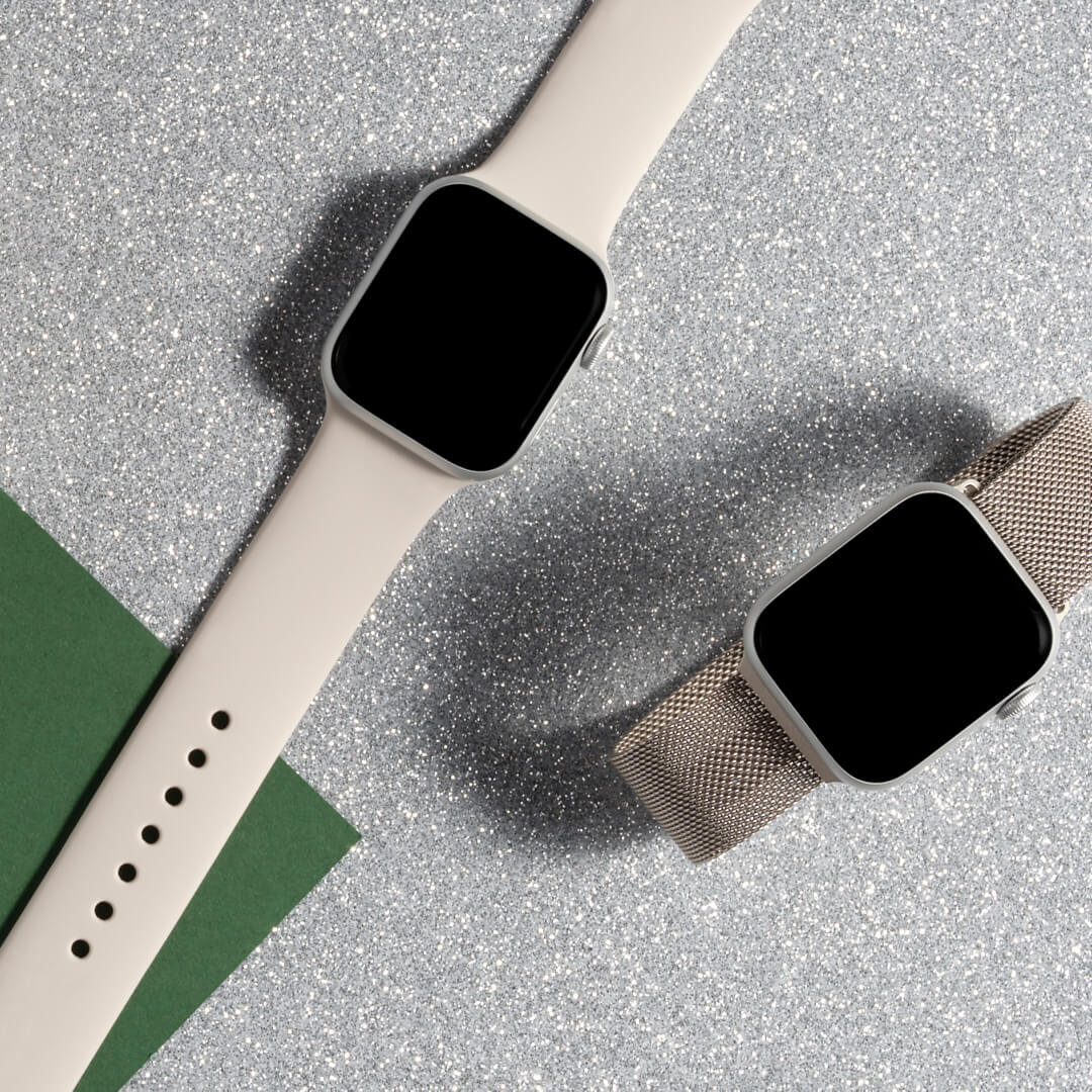 Pásek na Apple Watch Milanese Loop - Starlight