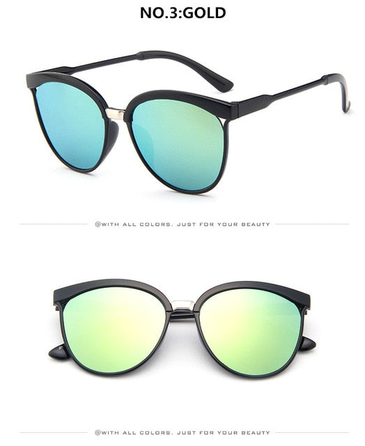Macskaszem Márka Designer Napszemüvegek Női Luxus Műanyag Napszemüvegek Klasszikus Retro Kültéri Szemüvegek Oculos De Sol Gafas