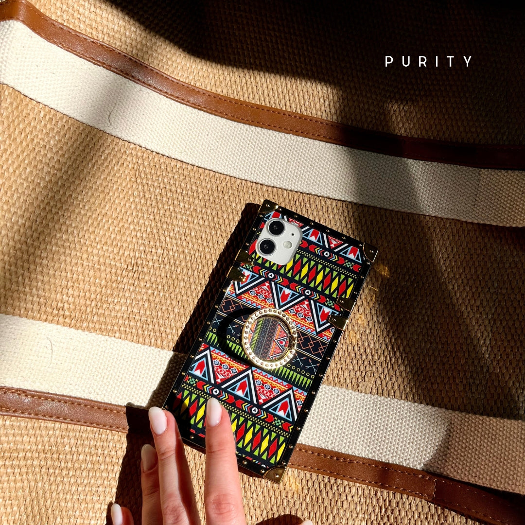 Pouzdro Samsung s kroužkem "Tribal"