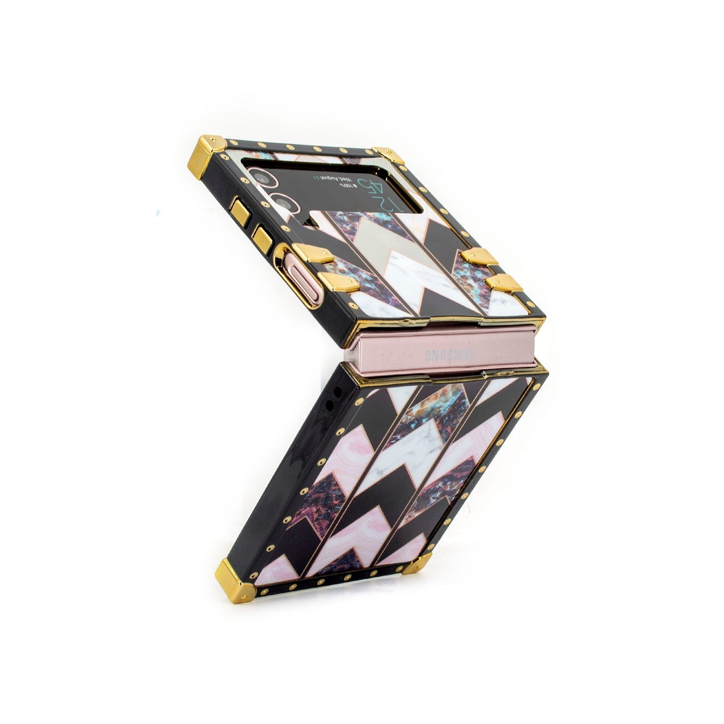 Samsung Galaxy Z Flip6/5/4/3 5G čtvercové pouzdro "Chlorite"