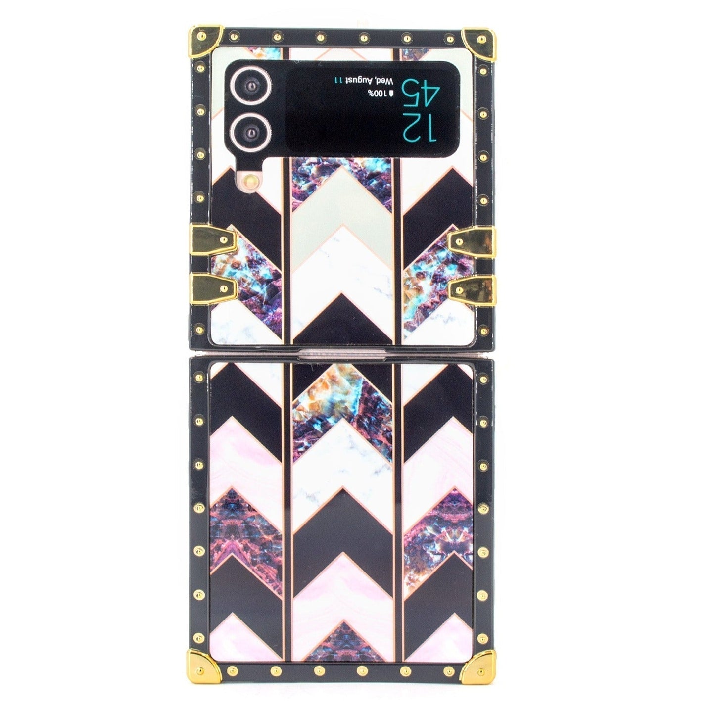 Samsung Galaxy Z Flip6/5/4/3 5G čtvercové pouzdro "Chlorite"