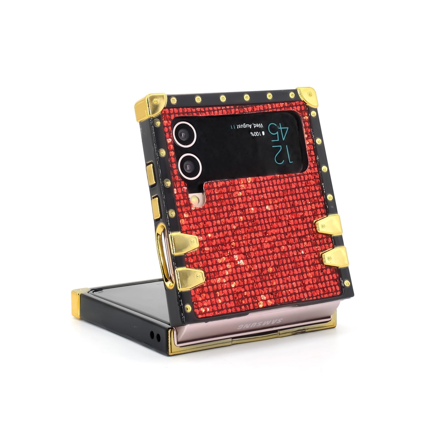 Samsung Galaxy Z Flip6/5/4/3 5g正方形「Ruby」