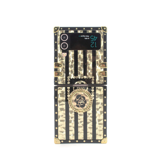Capa quadrada Samsung Galaxy Z Flip6/5/4/3 5G "Anel Yang"