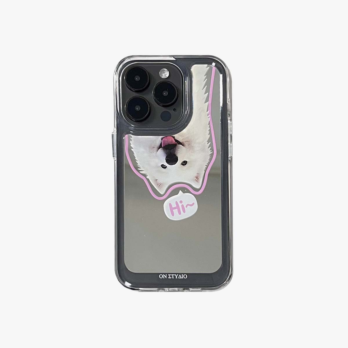 Spegel iPhone Fodral | Par katter och hundar Hej (Köp 2 och få 50 % rabatt på en)